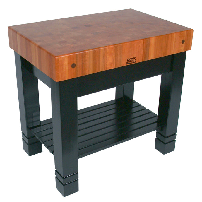John Boos Bloc de Foyer – 5″ End-Grain Cherry Butcher Block Island