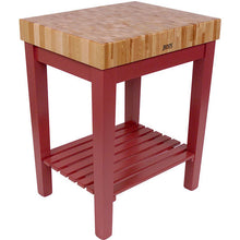 Load image into Gallery viewer, John Boos Chef’s Block with Shelf – 4&quot; End-Grain Maple - Kitchen Furniture Company