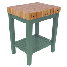 Load image into Gallery viewer, John Boos Chef’s Block with Shelf – 4&quot; End-Grain Maple - Kitchen Furniture Company