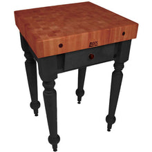 Load image into Gallery viewer, John Boos Rustica Cherry – 4&quot; End-Grain Work Table with Drawers - Kitchen Furniture Company