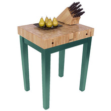 Load image into Gallery viewer, John Boos Chef’s Block – 4&quot; End-Grain Maple Butcher Block Table (No Shelf) - Kitchen Furniture Company