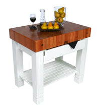 Load image into Gallery viewer, John Boos Homestead Block – 5&quot; Maple, Walnut or Cherry Butcher Block Island