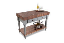 Load image into Gallery viewer, John Boos Walnut Cucina Rustica Table | American Black Walnut, 4-inch Thick Top 1