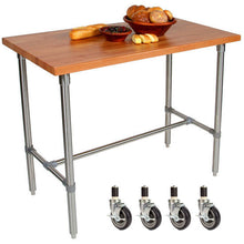 Load image into Gallery viewer, John Boos Cucina Classico – Cherry or Walnut Varnique Island (36&quot; or 40&quot;)