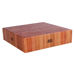 John Boos Cucina Laforza – 6" End-Grain Kitchen Cart in Maple, Cherry, or Walnut