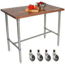 Load image into Gallery viewer, John Boos Cucina Classico – Cherry or Walnut Varnique Island (36&quot; or 40&quot;)