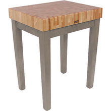 Load image into Gallery viewer, John Boos Chef’s Block – 4&quot; End-Grain Maple Butcher Block Table (No Shelf) - Kitchen Furniture Company