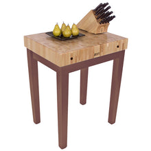 Load image into Gallery viewer, John Boos Chef’s Block – 4&quot; End-Grain Maple Butcher Block Table (No Shelf) - Kitchen Furniture Company