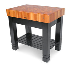 Load image into Gallery viewer, John Boos Bloc de Foyer – 5″ End-Grain Cherry Butcher Block Island