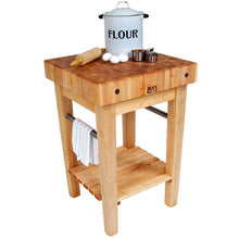 Load image into Gallery viewer, John Boos Pro Prep Block – 4&quot; End-Grain Maple Butcher Block Table - Kitchen Furniture Company
