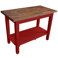Load image into Gallery viewer, John Boos Classic Country Work Table – Blended Walnut Kitchen Island