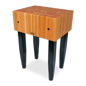 John Boos Le Bloc – 10" Cherry End-Grain Butcher Block Kitchen Island