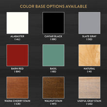Load image into Gallery viewer, Elliptical C-Table with 1-1/2” Thick Maple Top – Durable, Versatile Kitchen Island with Customizable Storage