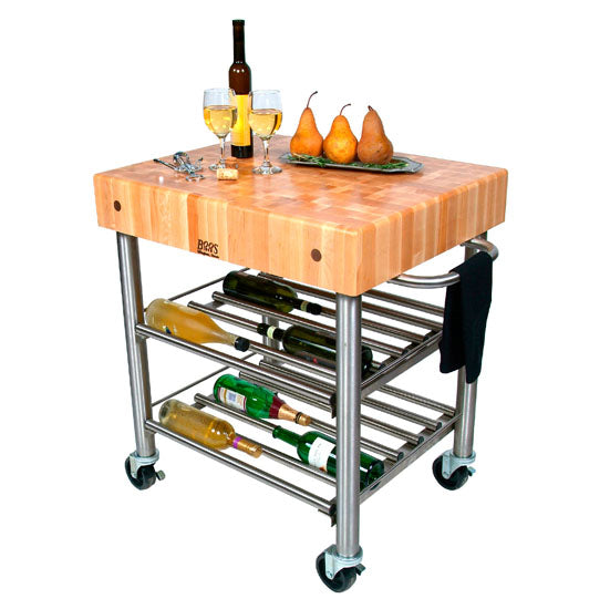 John Boos Cucina D’Amico Wine Cart – 5