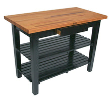 Load image into Gallery viewer, John Boos Classic Country Work Table – Blended Oak Butcher Block Island