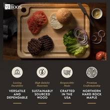 Load image into Gallery viewer, John Boos Prestige Maple Cutting Boards – 1-1/4&quot; Thick, Reversible Design