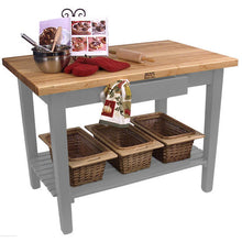 Load image into Gallery viewer, John Boos Classic Country Work Table – Maple (Edge-Grain, 1.5&quot;) - Kitchen Furniture Company