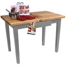 Load image into Gallery viewer, John Boos Classic Country Work Table – Maple (Edge-Grain, 1.5&quot;) - Kitchen Furniture Company