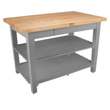 Load image into Gallery viewer, John Boos Classic Country Work Table – Maple (Edge-Grain, 1.5&quot;)