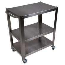 Load image into Gallery viewer, John Boos Cucina CulinArte – Stainless Cart with Maple, Cherry, or Walnut Top