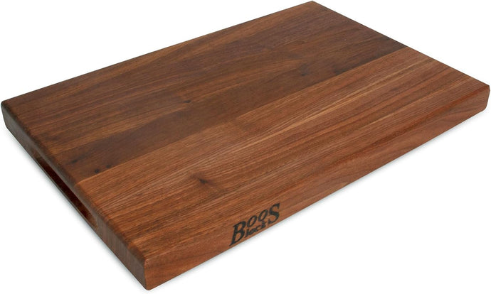 John Boos WAL-R Series Walnut Reversible Cutting Boards - Premium Quality, Multiple Sizes