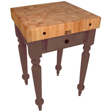 Load image into Gallery viewer, John Boos Rustica Maple – 4&quot; End-Grain Work Table with Drawers &amp; Optional Shelf - Kitchen Furniture Company