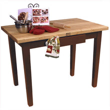 Load image into Gallery viewer, John Boos Classic Country Work Table – Maple (Edge-Grain, 1.5&quot;) - Kitchen Furniture Company