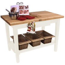 Load image into Gallery viewer, John Boos Classic Country Work Table – Maple (Edge-Grain, 1.5&quot;) - Kitchen Furniture Company