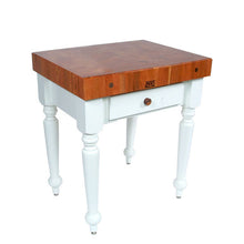 Load image into Gallery viewer, John Boos Rustica Cherry – 4&quot; End-Grain Work Table with Drawers - Kitchen Furniture Company