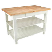 Load image into Gallery viewer, John Boos Classic Country Work Table – Maple (Edge-Grain, 1.5&quot;)