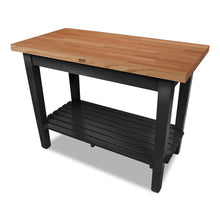 Load image into Gallery viewer, John Boos Classic Country Work Table – Blended Oak Butcher Block Island