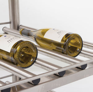 John Boos Cucina D’Amico Wine Cart – 5" End-Grain Top