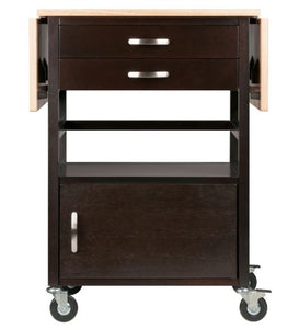 Bellini Kitchen Cart Coffee Natural - Winsome - Kitchen Furniture Company