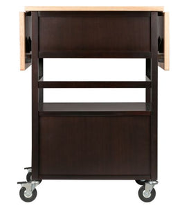 Bellini Kitchen Cart Coffee Natural - Winsome - Kitchen Furniture Company