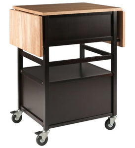 Bellini Kitchen Cart Coffee Natural - Winsome - Kitchen Furniture Company