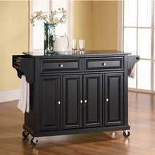 Load image into Gallery viewer, Crosley Furniture Rolling Kitchen Island with Solid Black Granite Top KF30004 - Kitchen Furniture Company