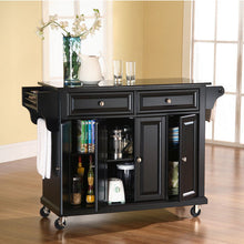 Load image into Gallery viewer, Crosley Furniture Rolling Kitchen Island with Solid Black Granite Top KF30004 - Kitchen Furniture Company