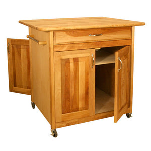 Catskill Craftsmen Big Kitchen Island Front and Rear Door Options - Kitchen Furniture Company