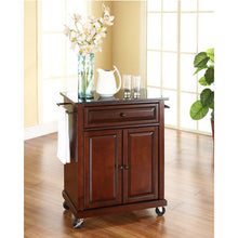 Load image into Gallery viewer, Crosley Furniture Cuisine Kitchen Island with Solid Black Granite Top - Kitchen Furniture Company