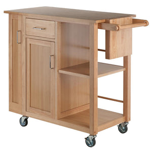 Douglas Kitchen Cart in Natural by Winsome Wood 89443 - Kitchen Furniture Company