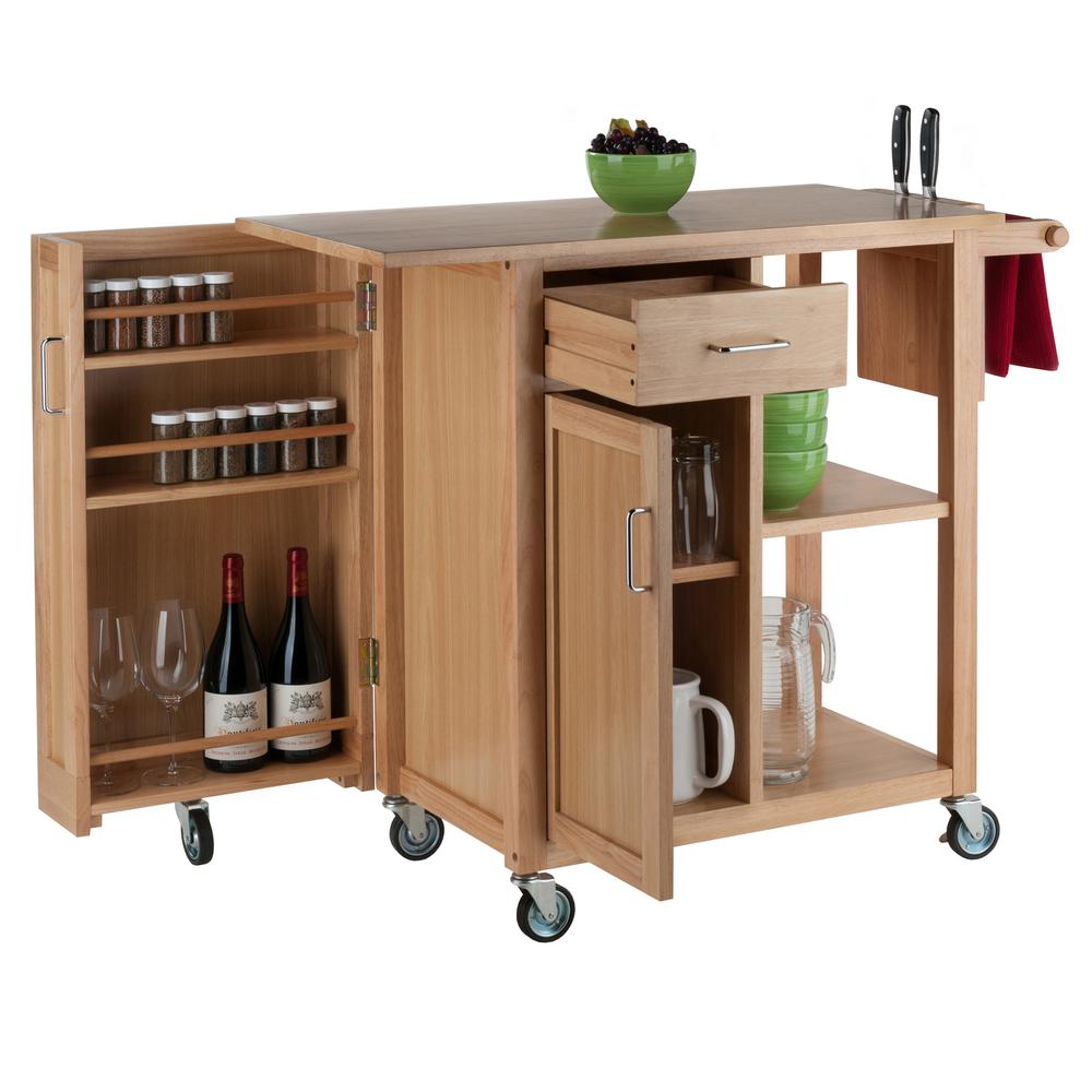 Douglas Kitchen Cart in Natural by Winsome Wood 89443 - Kitchen Furniture Company