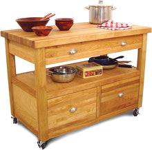 Load image into Gallery viewer, Kitchen Workstation Open Storage Butcher Block by Catskill 1426 - Kitchen Furniture Company