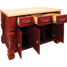 Load image into Gallery viewer, Jeffrey Alexander 54&quot; Kitchen Island with Hard Maple Edge Grain Butcher Block Top - Kitchen Island Company