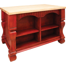 Load image into Gallery viewer, Jeffrey Alexander 54&quot; Kitchen Island with Hard Maple Edge Grain Butcher Block Top - Kitchen Island Company