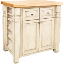 Load image into Gallery viewer, 34&quot; x 22&quot; x 34-1/4&quot; Kitchen Island Furniture w/ Not So White Finish - Kitchen Island Company