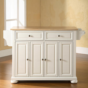 Crosley Kitchen Island Storage Adjustable Shelves Raised Panel Doors w/ Multiple Finishes - Kitchen Furniture Company