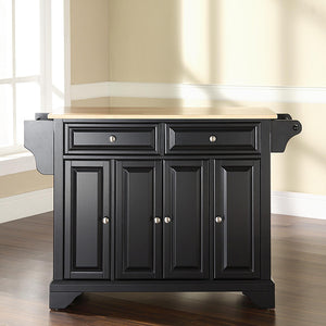 Crosley Kitchen Island Storage Adjustable Shelves Raised Panel Doors w/ Multiple Finishes - Kitchen Furniture Company