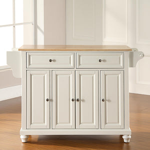 Crosley Kitchen Island Storage Adjustable Shelves Raised Panel Doors w/ Multiple Finishes - Kitchen Furniture Company