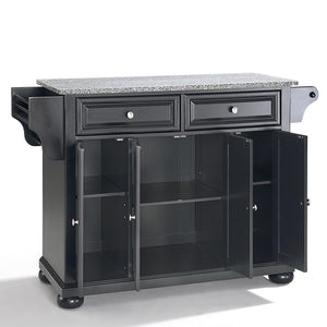 Crosley Kitchen Island Storage Adjustable Shelves Raised Panel Doors w/ Multiple Finishes - Kitchen Furniture Company