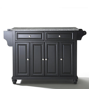 Crosley Kitchen Island Storage Adjustable Shelves Raised Panel Doors w/ Multiple Finishes - Kitchen Furniture Company